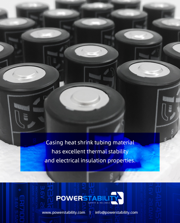 casing heat shrink tubing material has excellent thermal stability and electrical insulation properties.