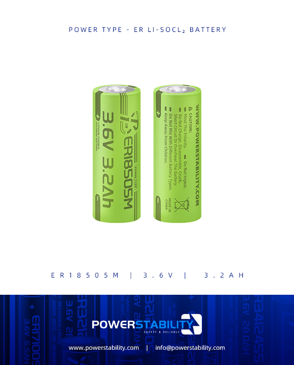 PSY-POWER TYPE - ER18505M-3.6V-3.2Ah