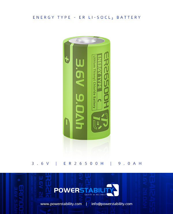 PSY-ER26500H-3.6V-9.0Ah