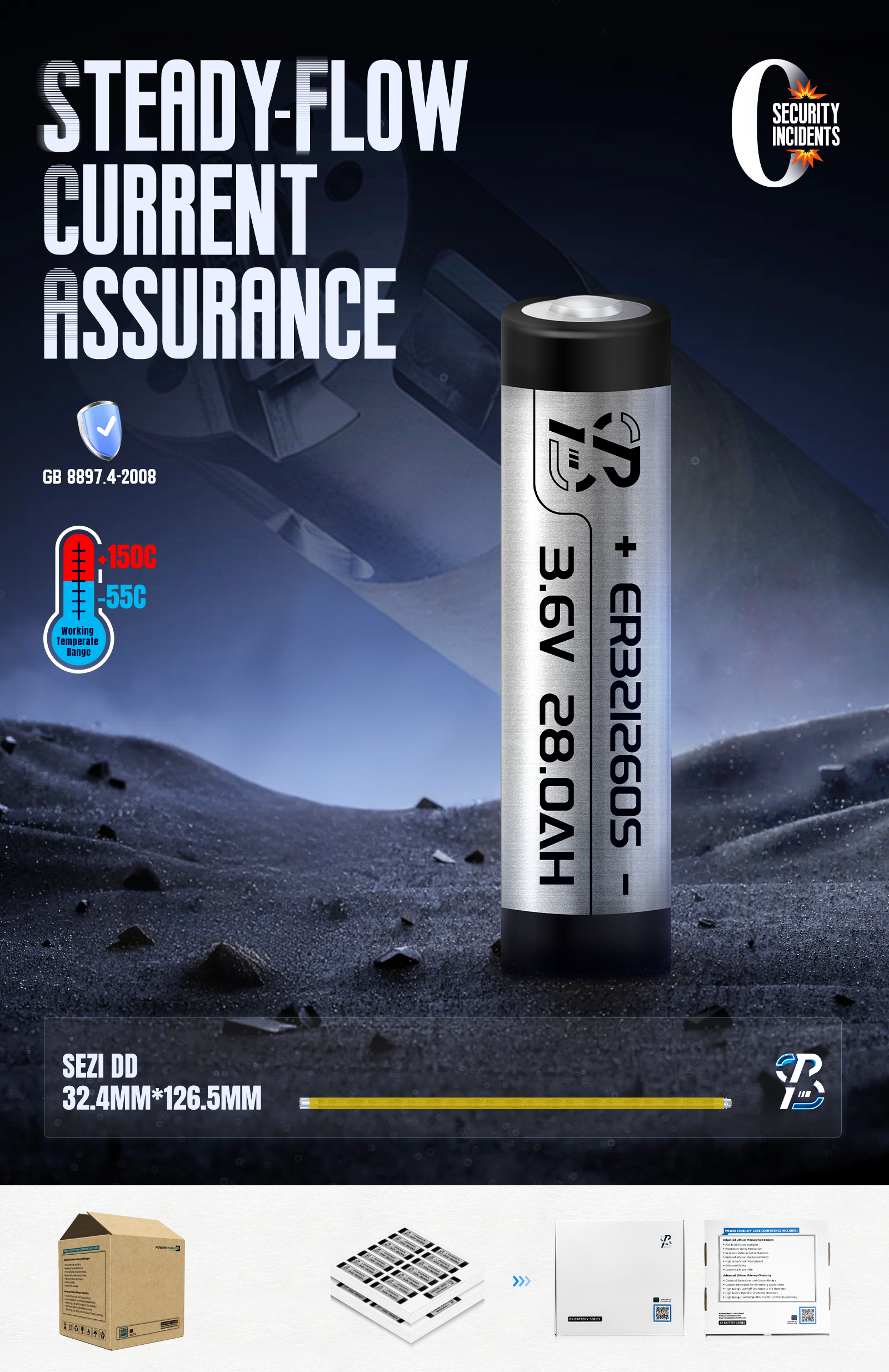 PSY-ER321260S-3.6V-28AH